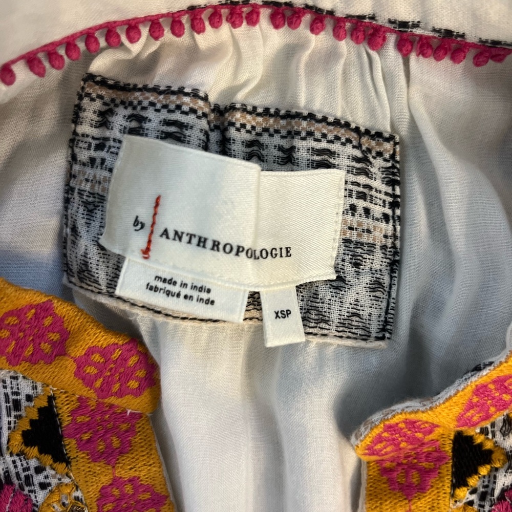 Anthropologie Lottie embroidered Dress - Picture 10 of 11